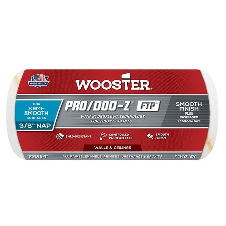 WOOSTER 7 in. 3/8 in. Roll Cvr Rr666 0RR6660070